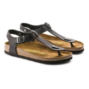 Birkenstock Kairo sandals in black oiled leather